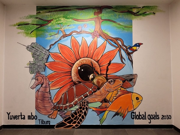 Murales elaborados en Tilburg, Holanda