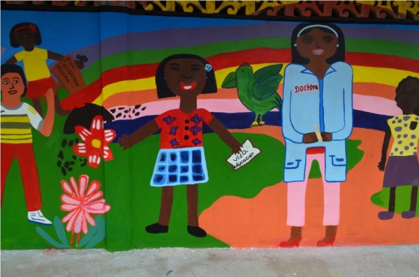 Detalle de Mural, El Rama