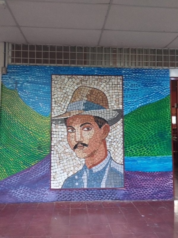 Mosaico de Benjam&iacute;n Zeled&oacute;n en  Jinotega