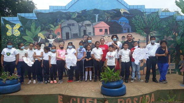 Ni&ntilde;as y ni&ntilde;os de La Dalia realizan rendici&oacute;n de cuentas sobre Cumplimiento de Propuestas.